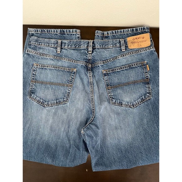 Men’s Orvis Jeans, 40/30, Vintage Blue Jeans - Picture 5 of 9